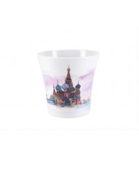 LOMONOSOV IMPERIAL PORCELAIN COFFEE LATTE HOT CHOCOLATE MUG MOSCOW RED SQUARE 360 ml/12.2 fl.oz