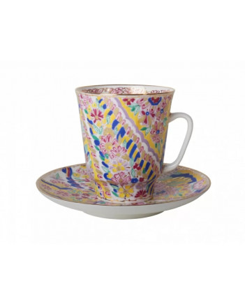LOMONOSOV IMPERIAL BONE CHINA RARE PORCELAIN ESPRESSO CUP MAY BRIGHT PATTERNS 165 ml/5.6 fl.oz