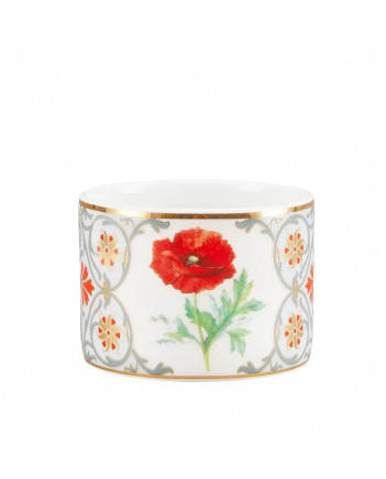 LOMONOSOV IMPERIAL PORCELAIN TEACUP AND SAUCER SOLO RED POPPY 300 ml/10.1 fl.oz