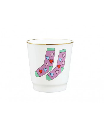 LOMONOSOV IMPERIAL PORCELAIN VODKA SHOT SET IN GIFT BOX SOCKS 