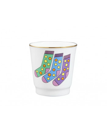 LOMONOSOV IMPERIAL PORCELAIN VODKA SHOT SET IN GIFT BOX SOCKS 