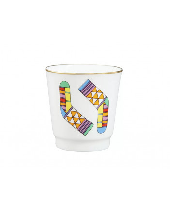 LOMONOSOV IMPERIAL PORCELAIN VODKA SHOT SET IN GIFT BOX SOCKS 