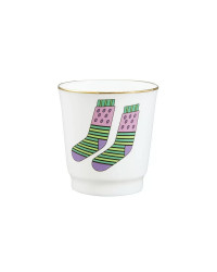 LOMONOSOV IMPERIAL PORCELAIN VODKA SHOT SET IN GIFT BOX SOCKS 