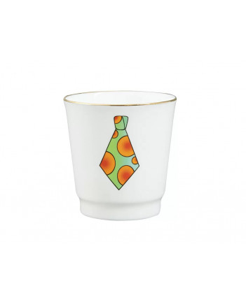 LOMONOSOV IMPERIAL PORCELAIN VODKA SHOT SET IN GIFT BOX BOW TIE