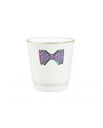 LOMONOSOV IMPERIAL PORCELAIN VODKA SHOT SET IN GIFT BOX BOW TIE