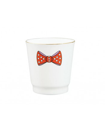 LOMONOSOV IMPERIAL PORCELAIN VODKA SHOT SET IN GIFT BOX BOW TIE