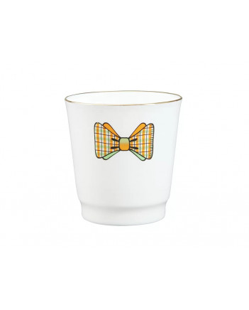 LOMONOSOV IMPERIAL PORCELAIN VODKA SHOT SET IN GIFT BOX BOW TIE