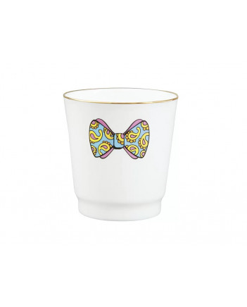 LOMONOSOV IMPERIAL PORCELAIN VODKA SHOT SET IN GIFT BOX BOW TIE