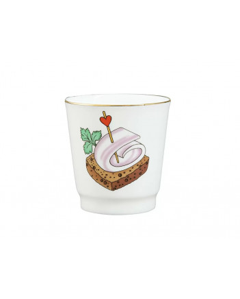 LOMONOSOV IMPERIAL PORCELAIN VODKA SHOT SET IN GIFT BOX BUFFET TABLE