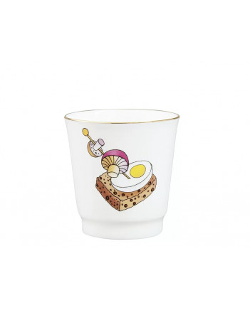 LOMONOSOV IMPERIAL PORCELAIN VODKA SHOT SET IN GIFT BOX BUFFET TABLE