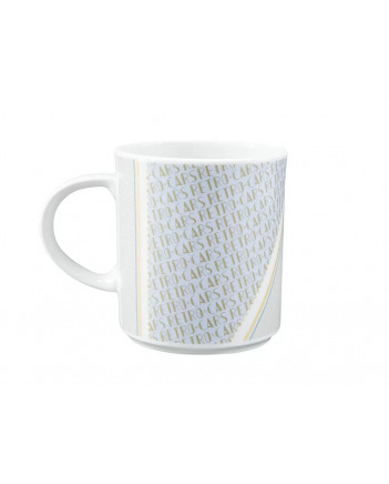 LOMONOSOV IMPERIAL PORCELAIN COFFEE LATTE HOT CHOCOLATE MUG RETRO CARS YELLOW 370 Ml 12.5 Oz