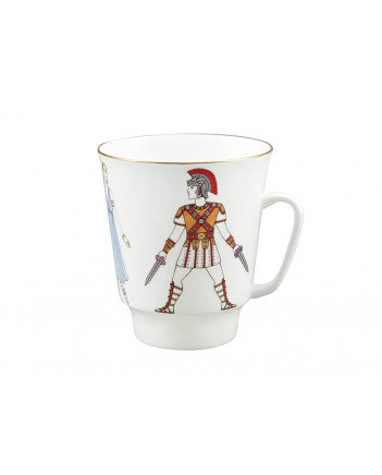 LOMONOSOV IMPERIAL BONE CHINA PORCELAIN ESPRESSO CUP SET MAY BALLET SPARTACUS 165 ml/5.6 fl.oz