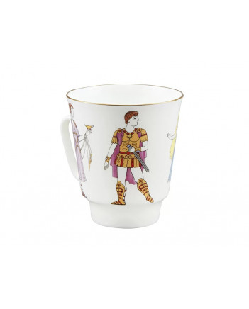 LOMONOSOV IMPERIAL BONE CHINA PORCELAIN ESPRESSO CUP SET MAY BALLET SPARTACUS 165 ml/5.6 fl.oz