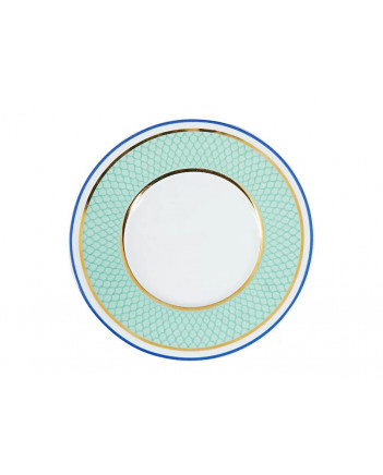 LOMONOSOV IMPERIAL PORCELAIN TEACUP AND SAUCER SOLO AZZURRO 300 ml/10.1 fl.oz
