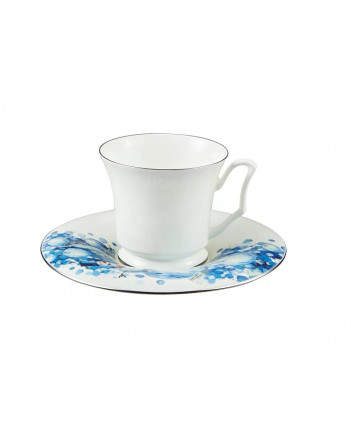 LOMONOSOV IMPERIAL BONE CHINA PORCELAIN ESPRESSO CUP YULIA WINTER 145 ml/10.1 fl.oz