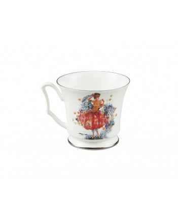 LOMONOSOV IMPERIAL BONE CHINA PORCELAIN ESPRESSO CUP YULIA AUTUMN 145 ml/10.1 fl.oz
