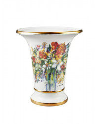 LOMONOSOV IMPERIAL PORCELAIN FLOWER VASE SPRING BOUQUET EMPIRE 20 CM/8"