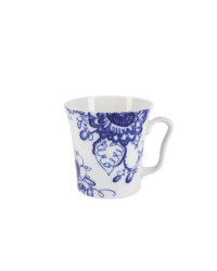 LOMONOSOV IMPERIAL PORCELAIN COFFEE HOT CHOCOLATE MUG AURORA GARDEN 360 Ml 12.2 Fl.Oz