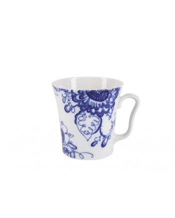 LOMONOSOV IMPERIAL PORCELAIN COFFEE HOT CHOCOLATE MUG AURORA GARDEN 360 Ml 12.2 Fl.Oz