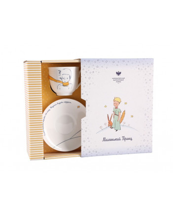 LOMONOSOV IMPERIAL BONE CHINA PORCELAIN ESPRESSO CUP LITTLE PRINCE PORTRET 180 Ml 6.1 Fl.Oz