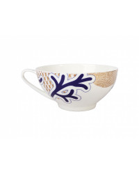 LOMONOSOV IMPERIAL BONE CHINA PORCELAIN TEA CUP DOME COBALT BLUE 300 ml/10.1 fl.oz