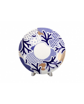 LOMONOSOV IMPERIAL BONE CHINA PORCELAIN TEA CUP DOME COBALT BLUE 300 ml/10.1 fl.oz