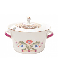 LOMONOSOV IMPERIAL PORCELAIN SOUP TUREEN MOSCOW RIVER 3350 Ml 113.3 Fl.Oz