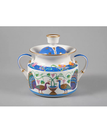 LOMONOSOV IMPERIAL PORCELAIN TEA SET SERVICE WONDER CITY 14 items