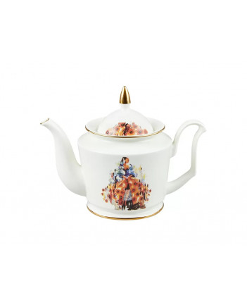 LOMONOSOV IMPERIAL BONE CHINA PORCELAIN TEA SET SERVICE FOUR SEASONS OF LOVE YULIA 14 items