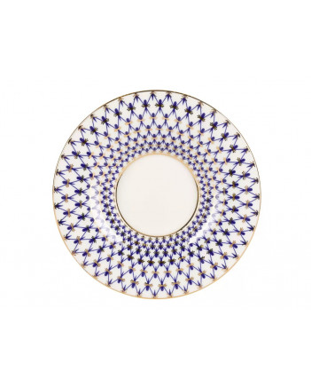 LOMONOSOV IMPERIAL BONE CHINA PORCELAIN TEA CUP YULIA COBALT NET 210 ml 7.1 fl.oz