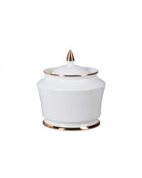 LOMONOSOV IMPERIAL PORCELAIN SUGAR BOWL GOLDEN EDGE YULIA 310 Ml 10.5 Oz
