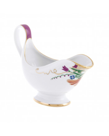 LOMONOSOV IMPERIAL PORCELAIN GRAVY BOAT MOSCOW RIVER 150 Ml/5.1 Oz