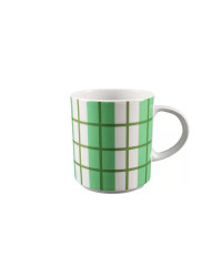 LOMONOSOV IMPERIAL PORCELAIN COFFEE LATTE HOT CHOCOLATE MUG GREEN CELL 370 ml 12.5 oz