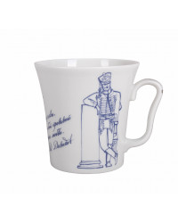 LOMONOSOV IMPERIAL PORCELAIN COFFEE LATTE HOT CHOCOLATE MUG HUSSAR GLORY 360 ml/12.2 fl.oz