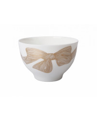 LOMONOSOV IMPERIAL BONE CHINA PORCELAIN TEA CUP APPLE PLATINUM BOW 160 ml/5.4 fl.oz