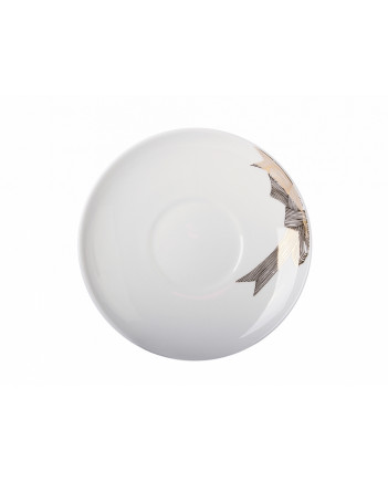 LOMONOSOV IMPERIAL BONE CHINA PORCELAIN TEA CUP APPLE PLATINUM BOW 160 ml/5.4 fl.oz