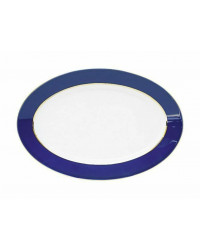 LOMONOSOV IMPERIAL PORCELAIN SERVING PLATTER OVAL CLASSIC OF PETERSBURG 40 Cm 15.7"