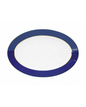 LOMONOSOV IMPERIAL PORCELAIN SERVING PLATTER OVAL CLASSIC OF PETERSBURG 40 Cm 15.7"
