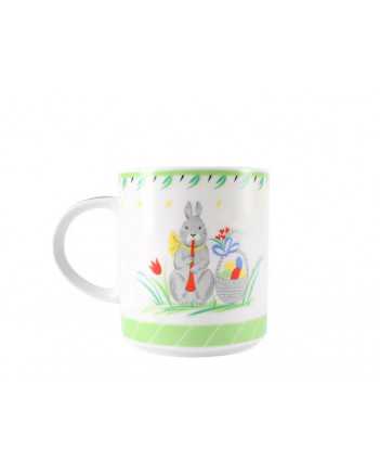 LOMONOSOV IMPERIAL PORCELAIN COFFEE LATTE HOT CHOCOLATE MUG COLOURFUL EASTER 370 ml 12.5 oz