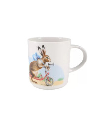 LOMONOSOV IMPERIAL PORCELAIN COFFEE LATTE HOT CHOCOLATE MUG EASTER EGG 370 ml 12.5 oz