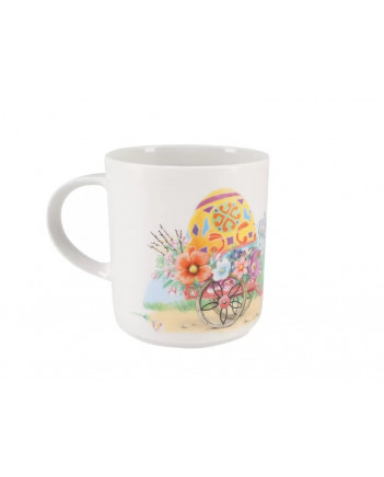 LOMONOSOV IMPERIAL PORCELAIN COFFEE LATTE HOT CHOCOLATE MUG EASTER EGG 370 ml 12.5 oz