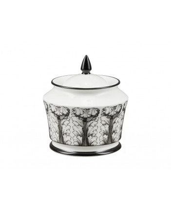 LOMONOSOV IMPERIAL PORCELAIN SUGAR BOWL YULIA MAGIC GARDEN 310 Ml 10.5 Oz