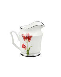 LOMONOSOV IMPERIAL PORCELAIN CREAMER MILK JAR MAGIC GARDEN 120 Ml 4.1 Oz