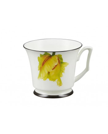 LOMONOSOV IMPERIAL BONE CHINA PORCELAIN TEA CUP YULIA MAGIC GARDEN II 210 ml 7.1 fl.oz