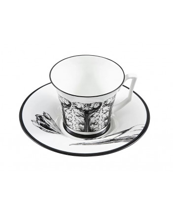 LOMONOSOV IMPERIAL BONE CHINA PORCELAIN TEA CUP YULIA MAGIC GARDEN IV 210 ml 7.1 fl.oz