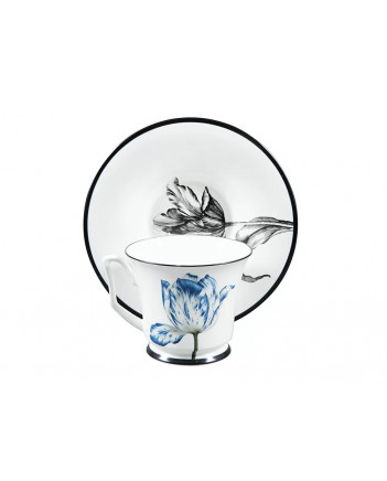 LOMONOSOV IMPERIAL BONE CHINA PORCELAIN TEA CUP YULIA MAGIC GARDEN V 210 ml 7.1 fl.oz