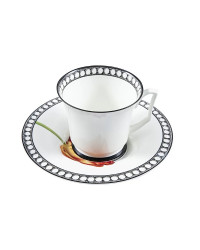 LOMONOSOV IMPERIAL BONE CHINA PORCELAIN TEA CUP YULIA MAGIC GARDEN VI 210 ml 7.1 fl.oz