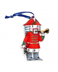 LOMONOSOV IMPERIAL PORCELAIN CHRISTMAS TREE DECORATION ORNAMENT NUTCKRACKER 