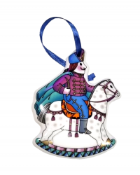 LOMONOSOV IMPERIAL PORCELAIN CHRISTMAS TREE DECORATION ORNAMENT NUTCKRACKER PRINCE