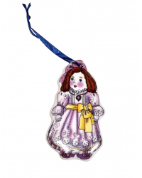LOMONOSOV IMPERIAL PORCELAIN CHRISTMAS TREE DECORATION ORNAMENT NUTCKRACKER MARIE